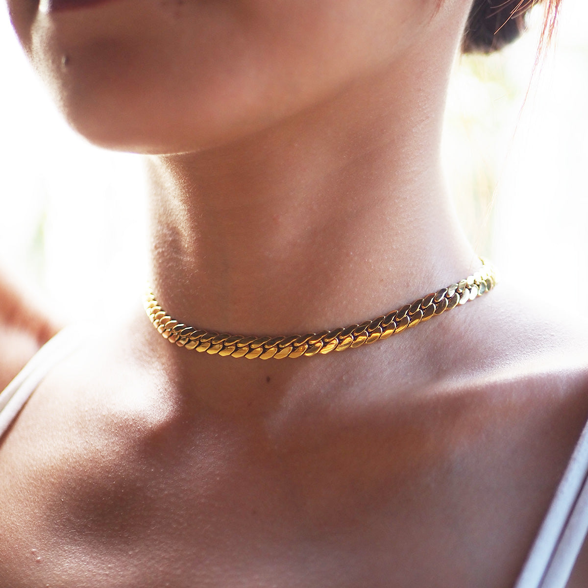 316L キューバンチェーンネックレス