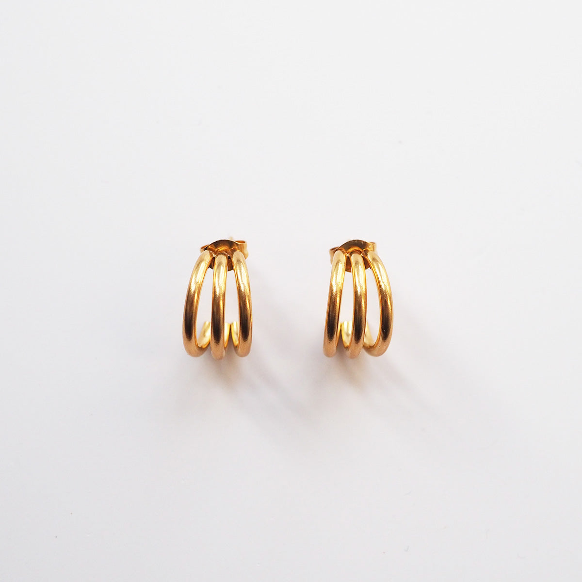 316L ミニトリプルフープピアス