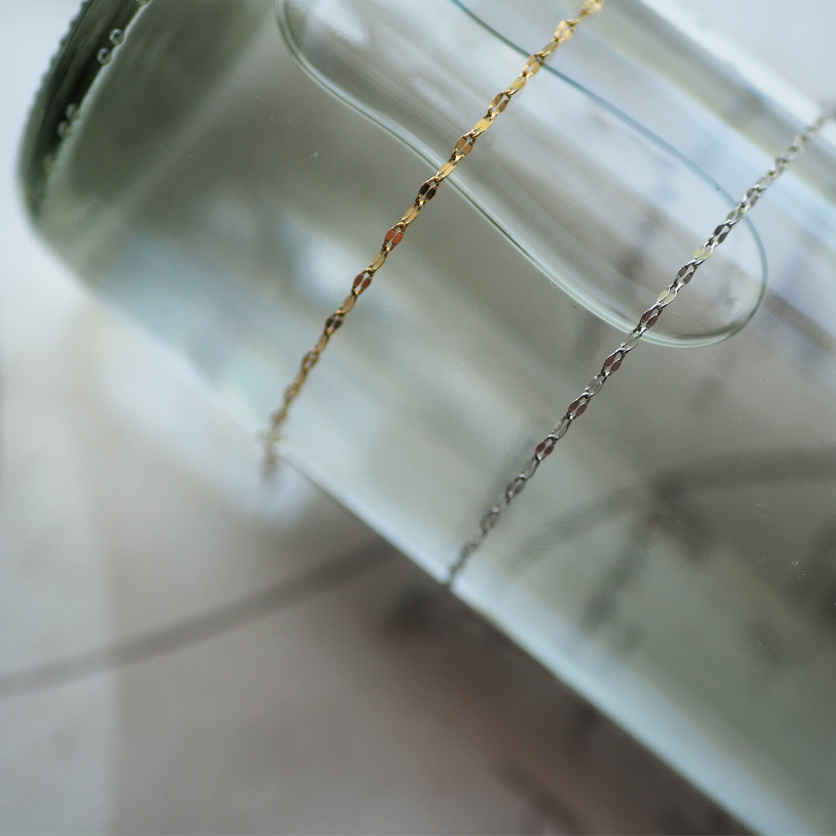 316L ペタルチェーンブレスレット