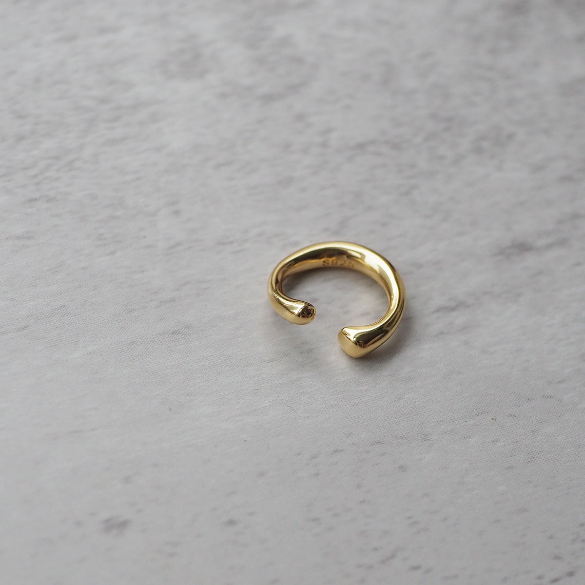 S925 シンプルイヤーカフ