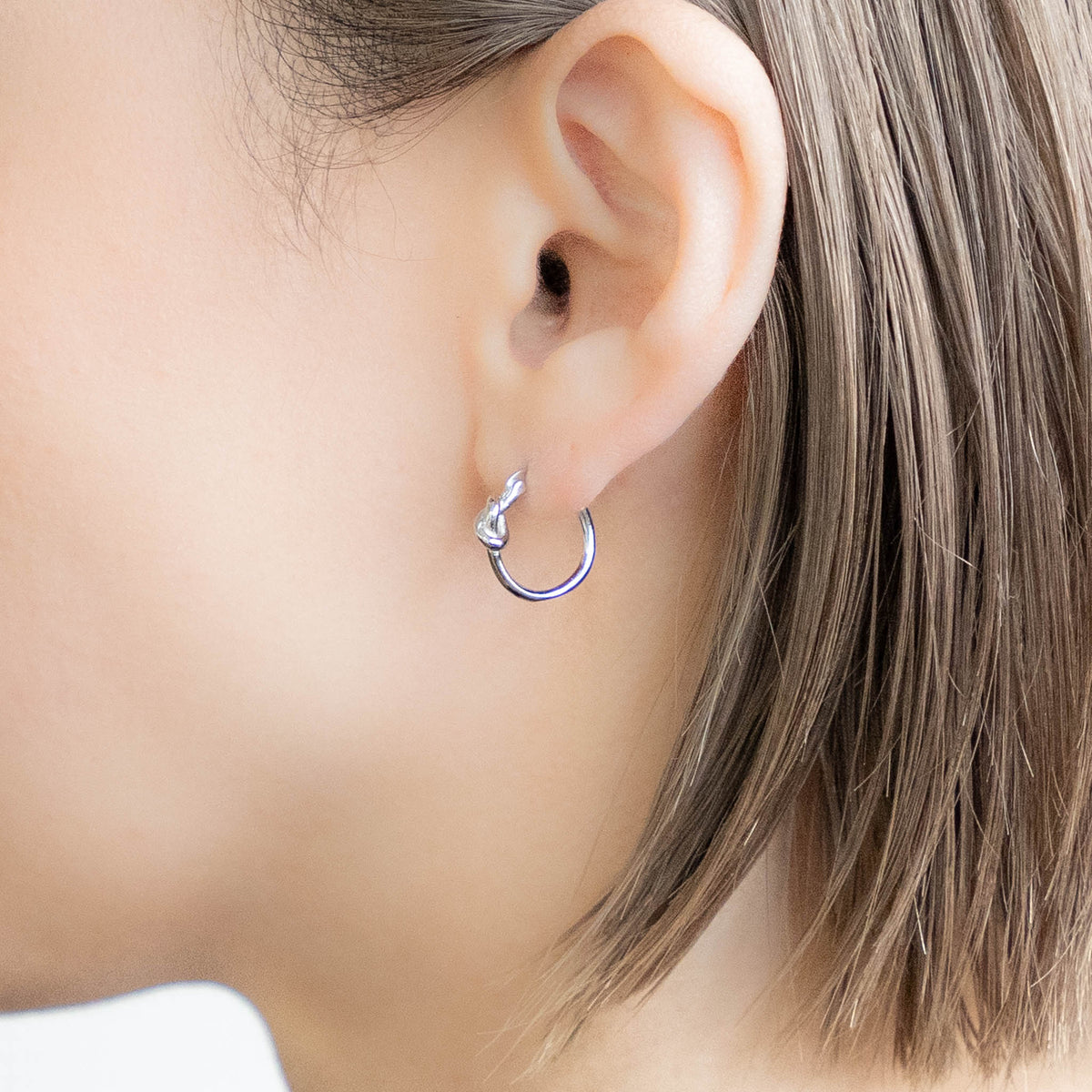 S925 ノットピアス