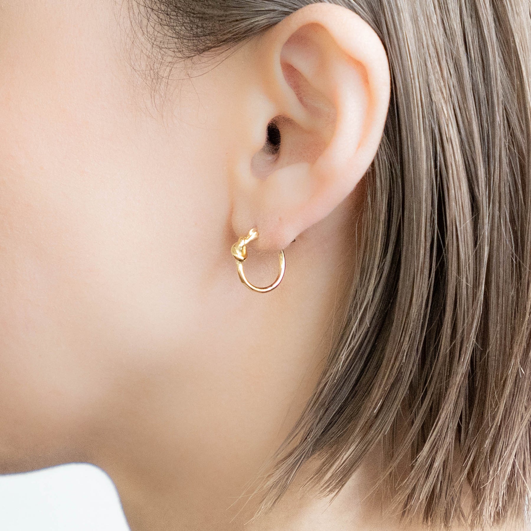 S925 ノットピアス
