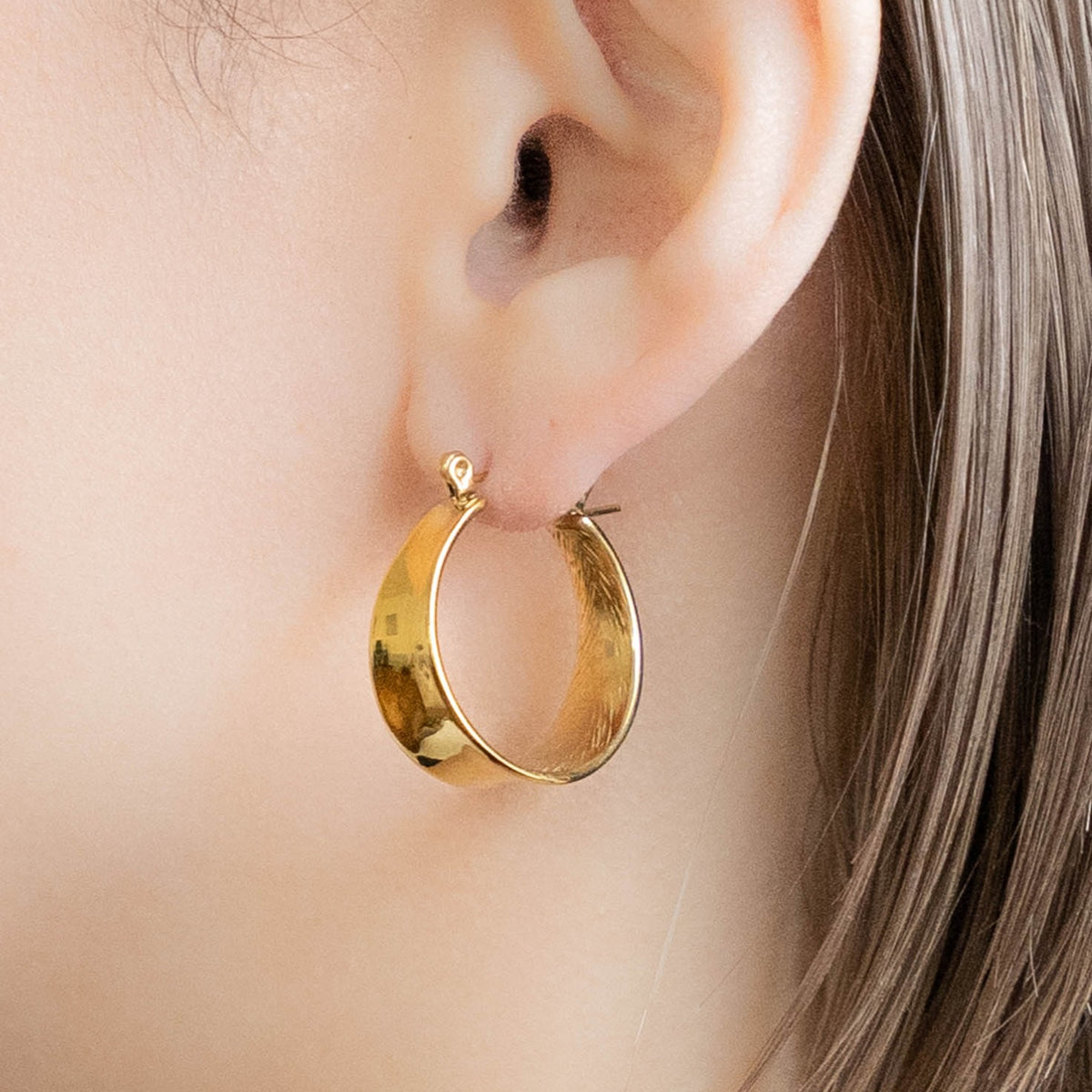 316L ラージフープピアス