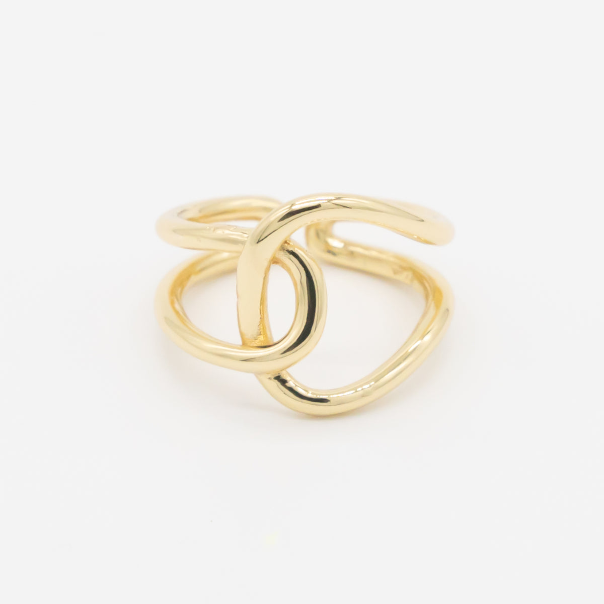 S925 ダブルクロスリング