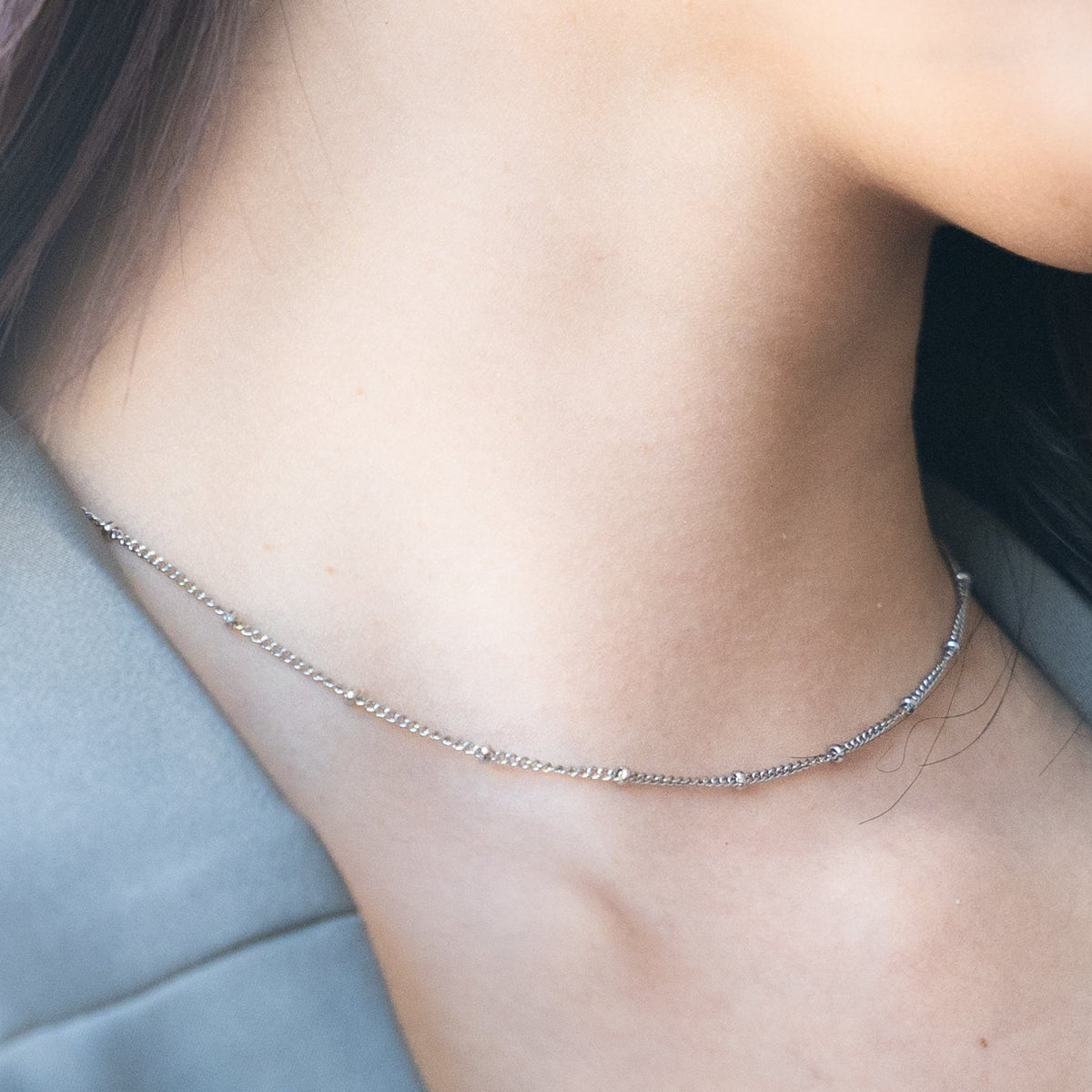 316L ドットチェーンネックレス