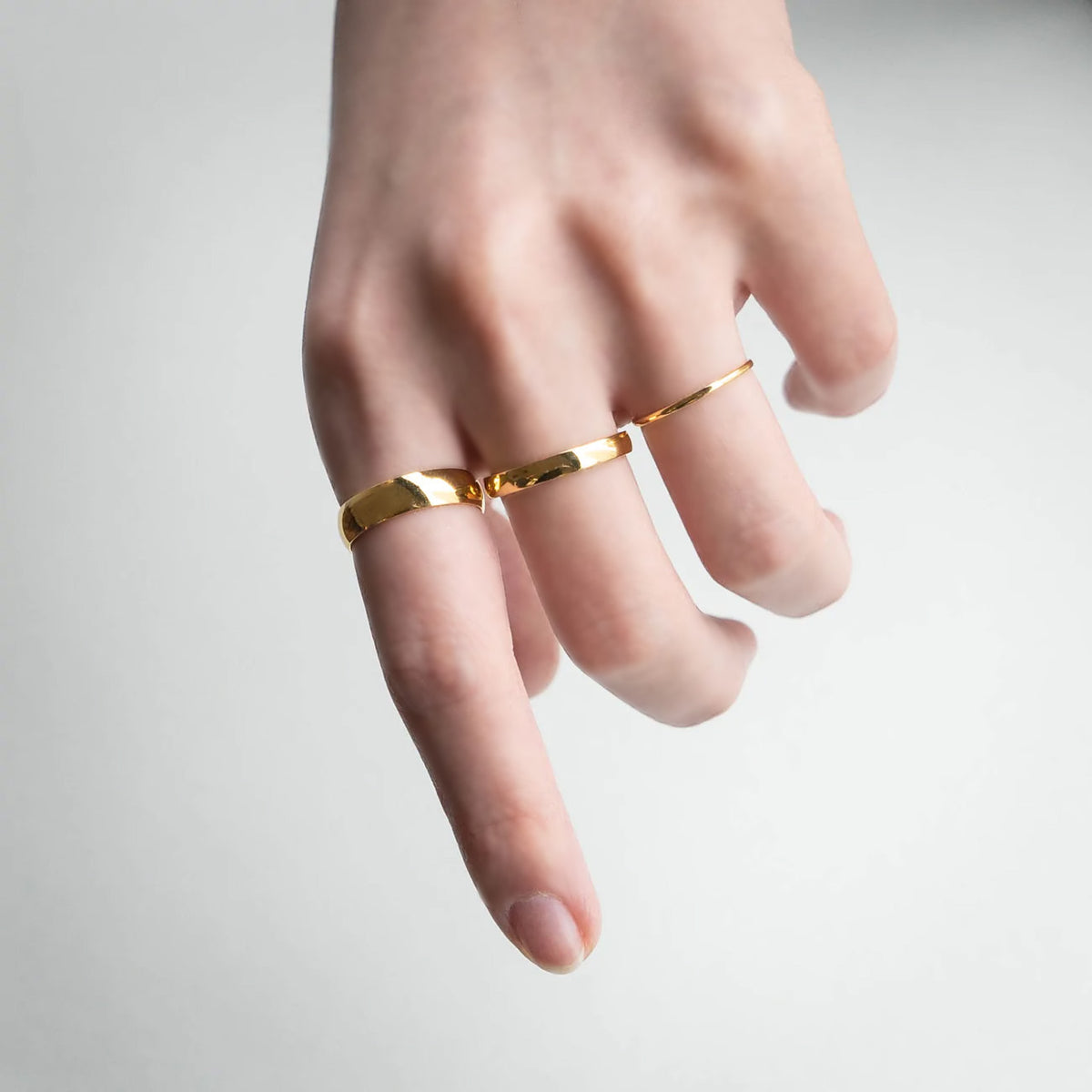 316L シンプルリング(6mm/3mm/1mm)